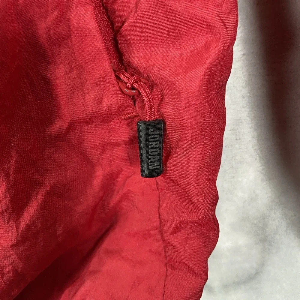 Air Jordan Jacket Mens Large Wings Windbreaker Full Zip Hooded Training Lined